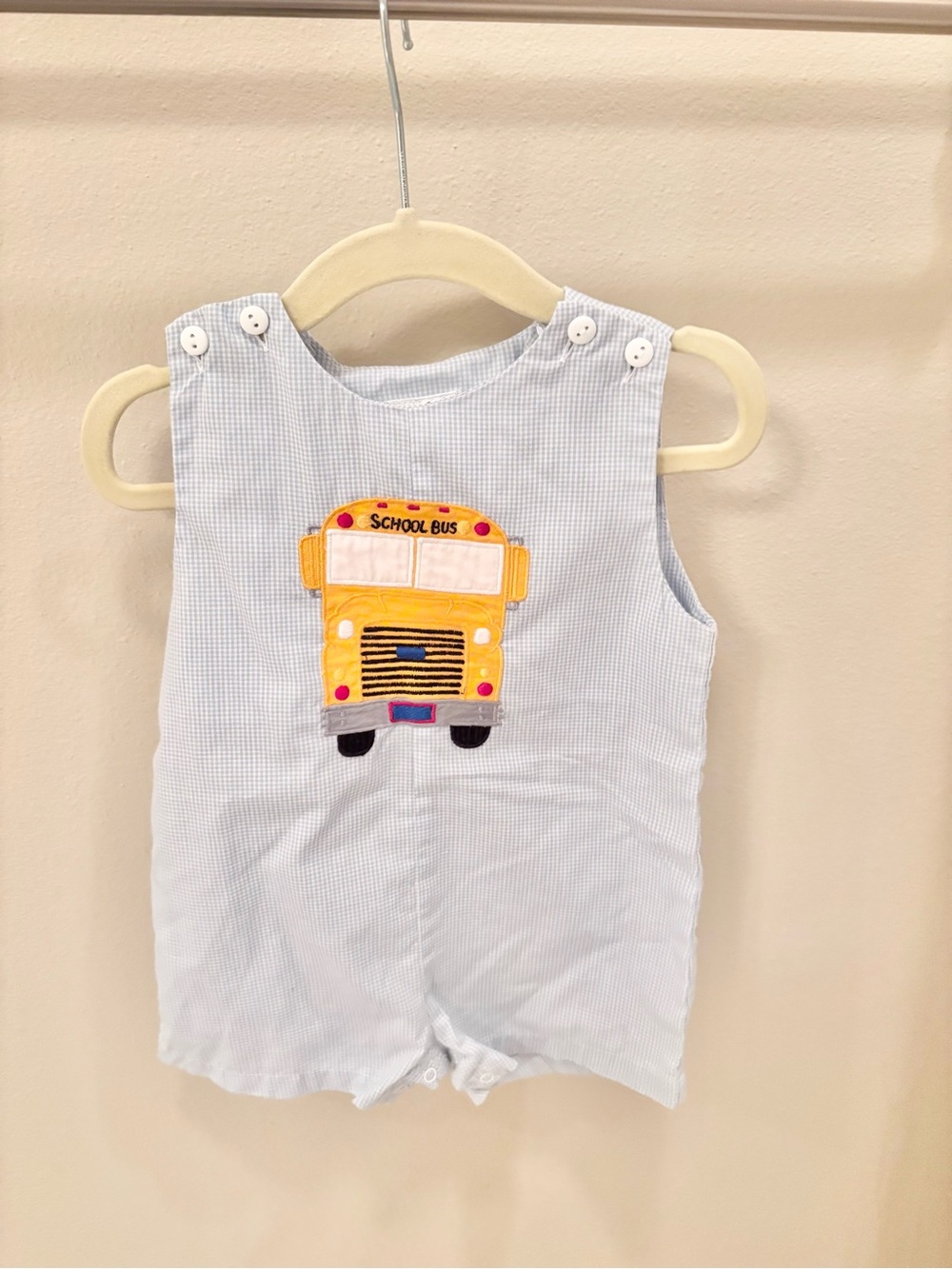 Blue First Day School Bus JonJon